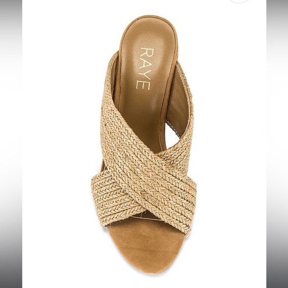 Raye Nix Heel In Natural Sandals Size 6.5 - Picture 5 of 13